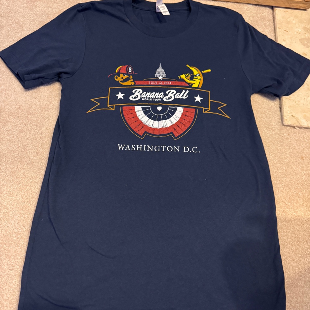 2024 Savannah Bananas World Tour Washington DC tshirt